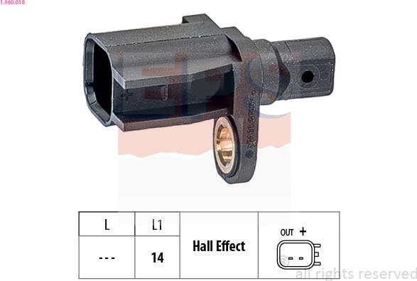 EPS 1.960.018 - ABS-anturi inparts.fi