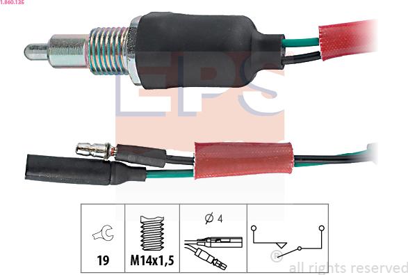 EPS 1.860.135 - Kytkin, peruutusvalo inparts.fi