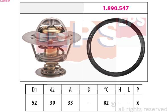 EPS 1.880.947 - Termostaatti, jäähdytysneste inparts.fi