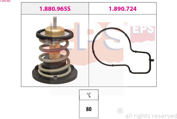 EPS 1.880.965 - Termostaatti, jäähdytysneste inparts.fi