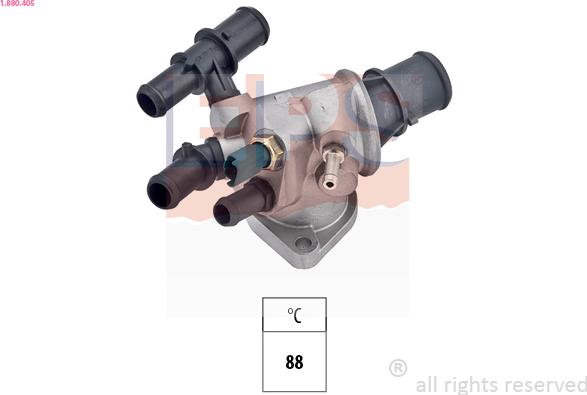 EPS 1.880.405 - Termostaatti, jäähdytysneste inparts.fi