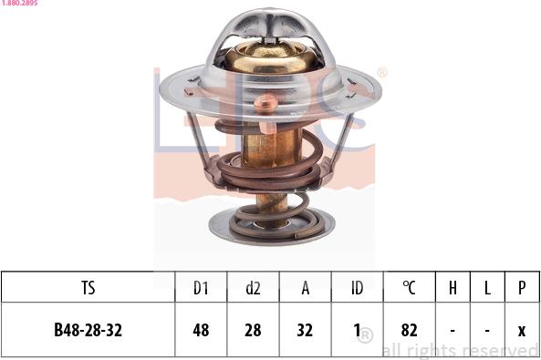 EPS 1.880.289S - Termostaatti, jäähdytysneste inparts.fi