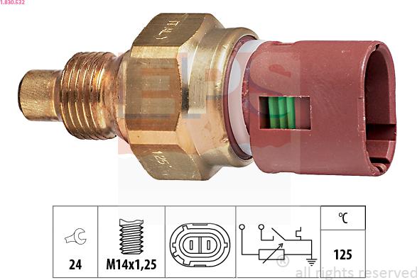 EPS 1.830.532 - Tunnistin, jäähdytysnesteen lämpötila inparts.fi
