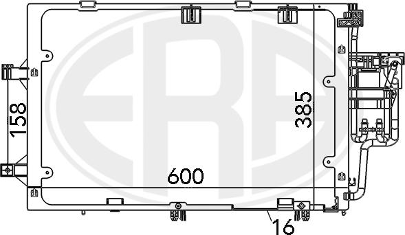 ERA 667098 - Lauhdutin, ilmastointilaite inparts.fi