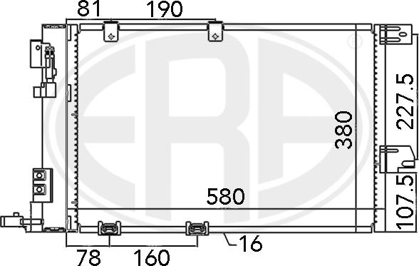 ERA 667043 - Lauhdutin, ilmastointilaite inparts.fi