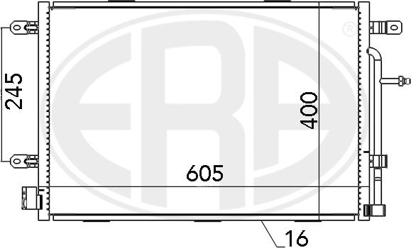 ERA 667052 - Lauhdutin, ilmastointilaite inparts.fi