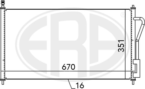 ERA 667065 - Lauhdutin, ilmastointilaite inparts.fi