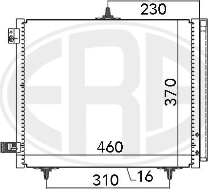 ERA 667009 - Lauhdutin, ilmastointilaite inparts.fi