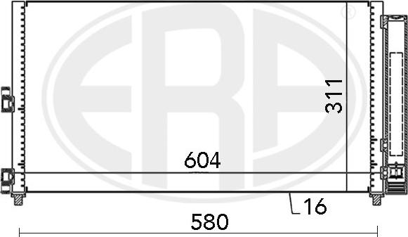 ERA 667000 - Lauhdutin, ilmastointilaite inparts.fi