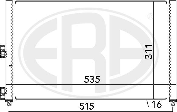 ERA 667024 - Lauhdutin, ilmastointilaite inparts.fi