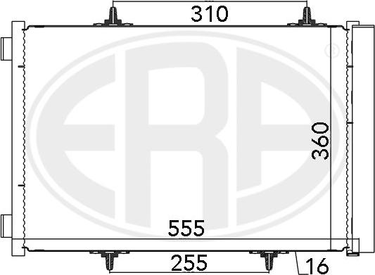 ERA 667025 - Lauhdutin, ilmastointilaite inparts.fi