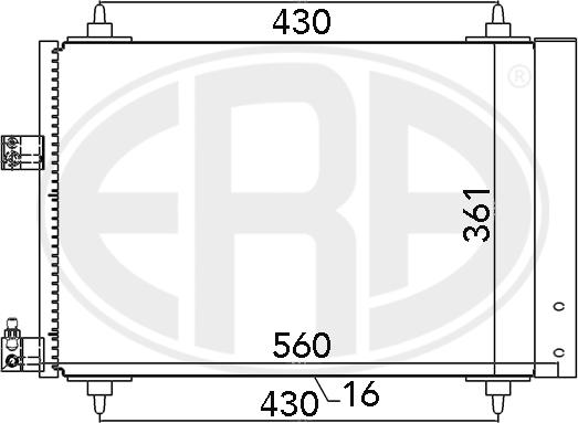 ERA 667020 - Lauhdutin, ilmastointilaite inparts.fi