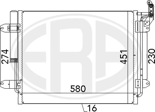 ERA 667142 - Lauhdutin, ilmastointilaite inparts.fi