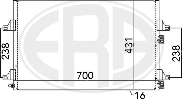 ERA 667106 - Lauhdutin, ilmastointilaite inparts.fi