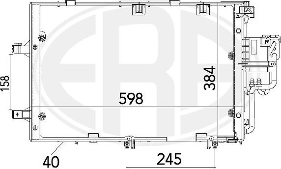 ERA 667129 - Lauhdutin, ilmastointilaite inparts.fi