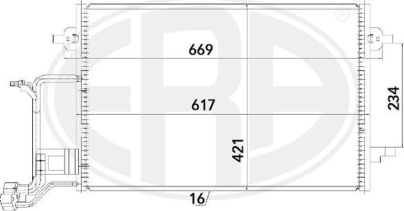 ERA 667220 - Lauhdutin, ilmastointilaite inparts.fi