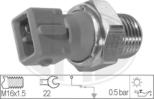 ERA 330023 - Tunnistin, öljynpaine inparts.fi