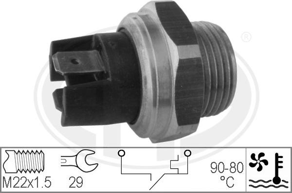 ERA 330165 - Lämpökytkin, jäähdyttimen puhallin inparts.fi