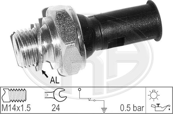 ERA 330351 - Tunnistin, öljynpaine inparts.fi