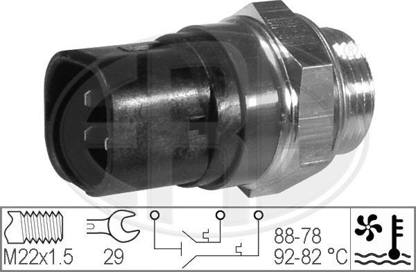 ERA 330219 - Lämpökytkin, jäähdyttimen puhallin inparts.fi