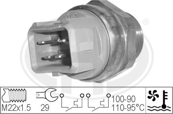 ERA 330211 - Lämpökytkin, jäähdyttimen puhallin inparts.fi