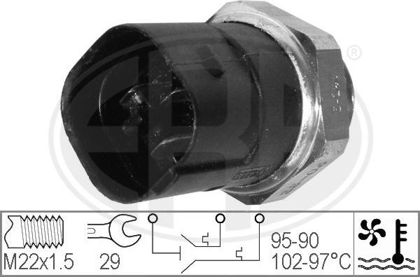 ERA 330280 - Lämpökytkin, jäähdyttimen puhallin inparts.fi