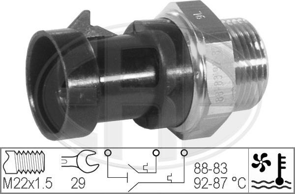 ERA 330279 - Lämpökytkin, jäähdyttimen puhallin inparts.fi