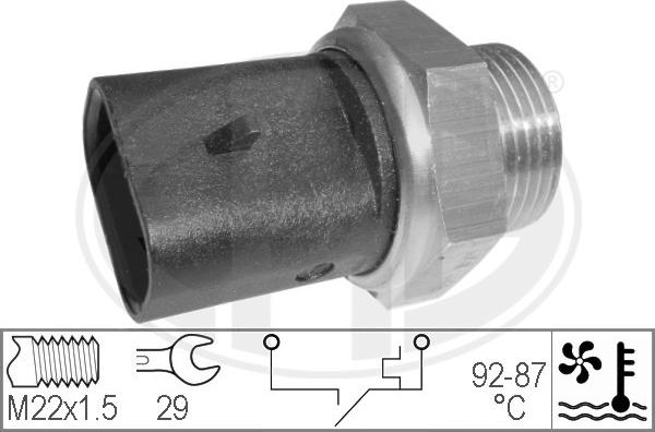 ERA 330273 - Lämpökytkin, jäähdyttimen puhallin inparts.fi