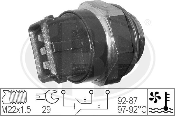 ERA 330272 - Lämpökytkin, jäähdyttimen puhallin inparts.fi