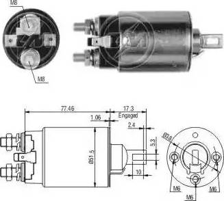 ERA 227658 - Magneettikytkin, käynnistin inparts.fi