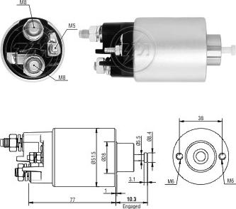 ERA ZM5993 - Magneettikytkin, käynnistin inparts.fi