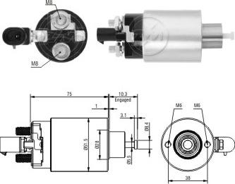 ERA ZM6695 - Magneettikytkin, käynnistin inparts.fi