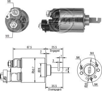 ERA ZM604 - Magneettikytkin, käynnistin inparts.fi