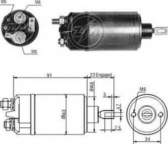 ERA ZM624 - Magneettikytkin, käynnistin inparts.fi