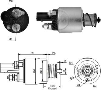 ERA ZM1498 - Magneettikytkin, käynnistin inparts.fi