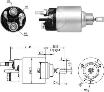 ERA ZM1379 - Magneettikytkin, käynnistin inparts.fi