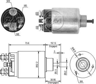 ERA ZM860 - Magneettikytkin, käynnistin inparts.fi