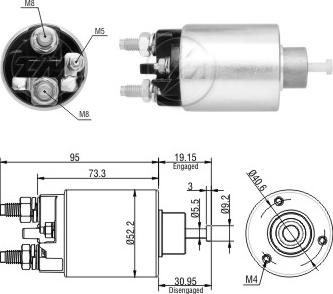 ERA ZM8860 - Magneettikytkin, käynnistin inparts.fi