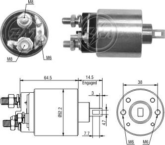 ERA ZM3484 - Magneettikytkin, käynnistin inparts.fi