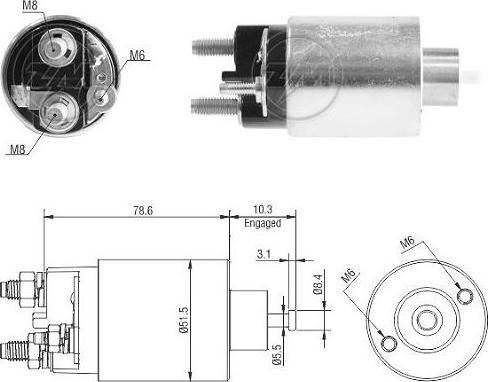 ERA ZM3795 - Magneettikytkin, käynnistin inparts.fi