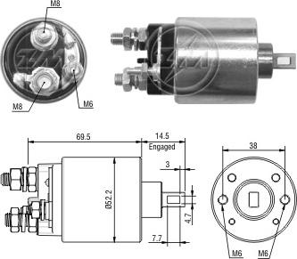 ERA ZM2484 - Magneettikytkin, käynnistin inparts.fi