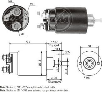 ERA ZM762 - Magneettikytkin, käynnistin inparts.fi