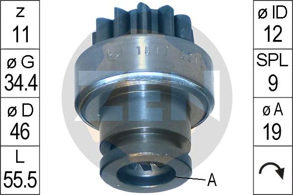ERA ZN1617 - Hammaspyörä, käynnistys inparts.fi