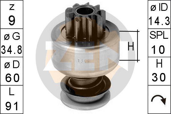 ERA ZN1364 - Hammaspyörä, käynnistys inparts.fi