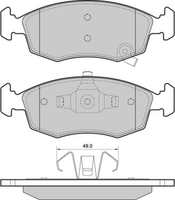 Japanparts JPA0228AF - Jarrupala, levyjarru inparts.fi