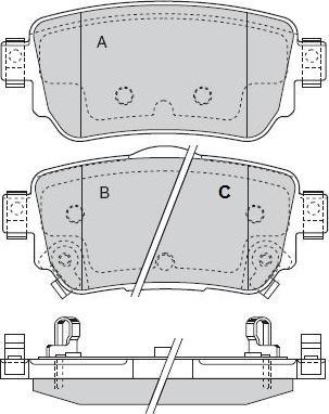 NISSAN D4M605SA0A - Jarrupala, levyjarru inparts.fi