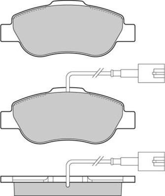 Meyle MBP0515 - Jarrupala, levyjarru inparts.fi