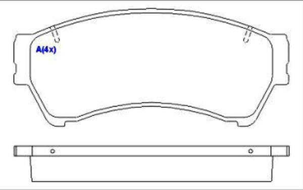 Magneti Marelli T1743MM - Jarrupala, levyjarru inparts.fi