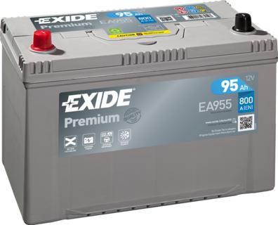 Exide EA955 - Käynnistysakku inparts.fi