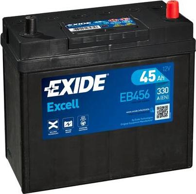 Exide EB456 - Käynnistysakku inparts.fi